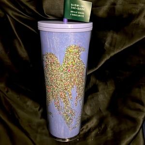 Starbucks glow in the dark purple raven Tumblr